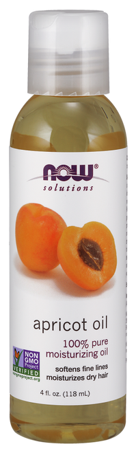 NOW Foods - 100 Pure Moisturizing Oil Apricot, 16 Fl. Oz.