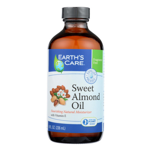 Earth's Care 100% Pure Sweet Almond Oil - 8 Fl Oz Earth's Care 100% Pure Sweet Almond Oil - 8 Fl Oz