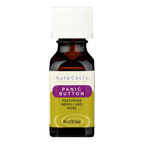 Aura Cacia - Essential Solutions Oil Panic Button - 0.5 Fl Oz Aura Cacia - Essential Solutions Oil Panic Button - 0.5 Fl Oz