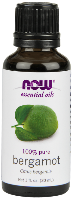 NOW 100% Pure Bergamot Oil. NOW 100% Pure Bergamot Oil.