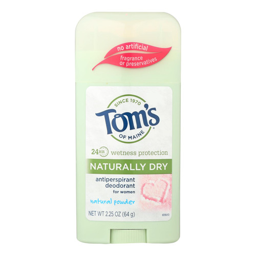Tom's Of Maine Women's Antiperspirant Deodorant Natural Powder - 2.25 Oz - Case Of 6 Tom's Of Maine Women's Antiperspirant Deodorant Natural Powder - 2.25 Oz - Case Of 6