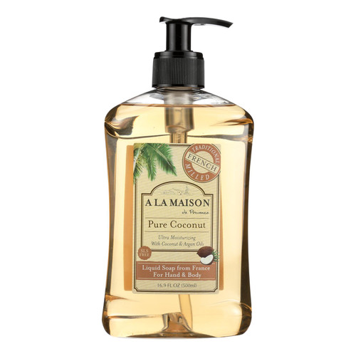 A La Maison - French Liquid Soap - Coconut - 16.9 Oz A La Maison - French Liquid Soap - Coconut - 16.9 Oz