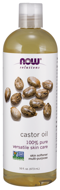 NOW Foods 100% Pure Castor Oil (Ricinus Communis) - BENEFITS: Versatile Skin Care, Skin Softener, Multi-Purpose. NOW Foods 100% Pure Castor Oil (Ricinus Communis) - BENEFITS: Versatile Skin Care, Skin Softener, Multi-Purpose.