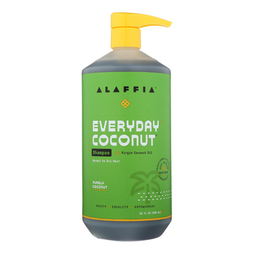 Alaffia 32 fl oz Coconut Strawberry Everyday Bubble Bath