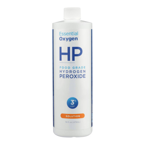 Essential Oxygen Hydrogen Peroxide 3% - Food Grade  - 16 Oz Essential Oxygen Hydrogen Peroxide 3% - Food Grade  - 16 Oz