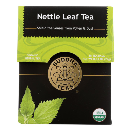 Buddha Teas - Organic Tea - Nettle Leaf - Case Of 1 - 18 Count