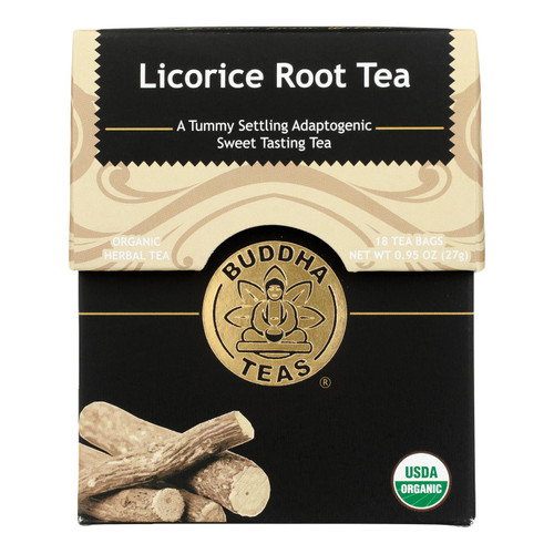 Buddha Teas - Tea Organic Licorice Root - Case Of 1 - 18 Bag