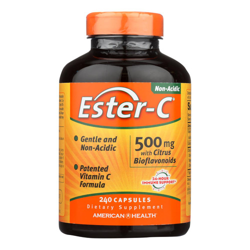American Health - Ester-c With Citrus Bioflavonoids - 500 Mg - 240 Capsules American Health - Ester-c With Citrus Bioflavonoids - 500 Mg - 240 Capsules