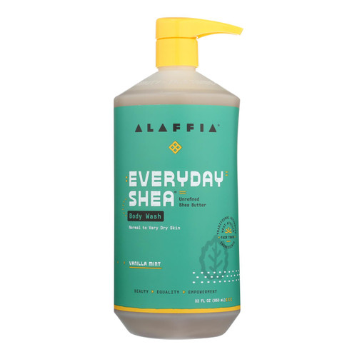 Alaffia - Everyday Body Wash - Shea Vanilla - 32 Oz. Alaffia - Everyday Body Wash - Shea Vanilla - 32 Oz.