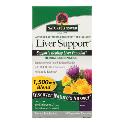 Nature's Answer - Liver Support - 90 Vegetarian Capsules Nature's Answer - Liver Support - 90 Vegetarian Capsules