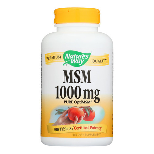 Nature's Way - Msm - 1000 Mg - 200 Tablets Nature's Way - Msm - 1000 Mg - 200 Tablets