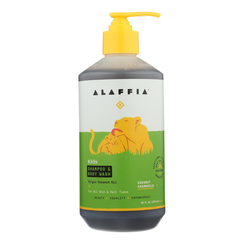 Alaffia - Everyday Shampoo And Body Wash - Coconut Chamomile - 16 Fl Oz. Alaffia - Everyday Shampoo And Body Wash - Coconut Chamomile - 16 Fl Oz.