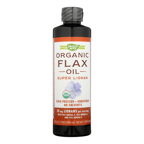 Nature's Way - Efagold Flax Oil Super Lignan - 16 Fl Oz