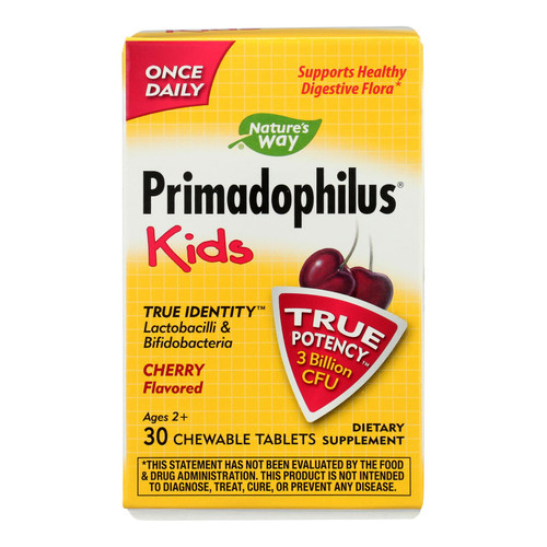 Nature's Way Dietary Supplement Cherry Flavored Primadophilus  - 1 Each - 30 Chew