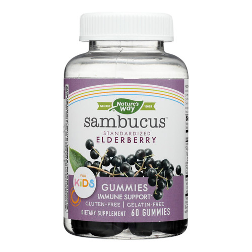 Nature's Way - Supp Sambucus Kids Gummys - 60 Ct