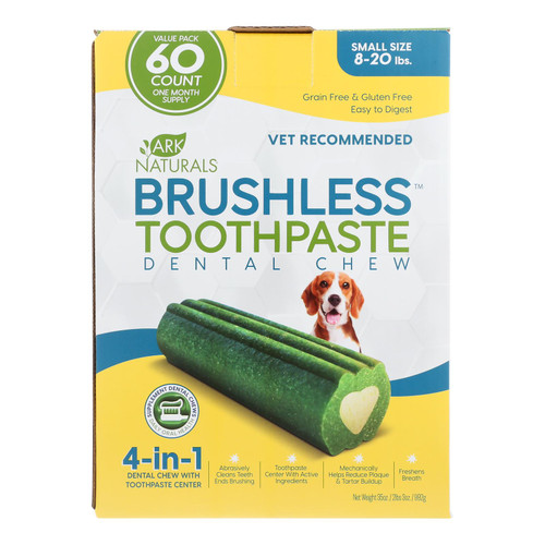 Ark Naturals - Brushless Toothpaste Dental Small - 1 Each - 60 Ct