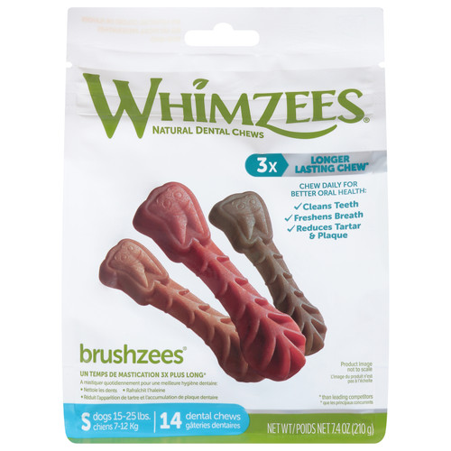 Whimzees - Dental Chew Small 14 Ct - Case Of 4-7.4 Oz