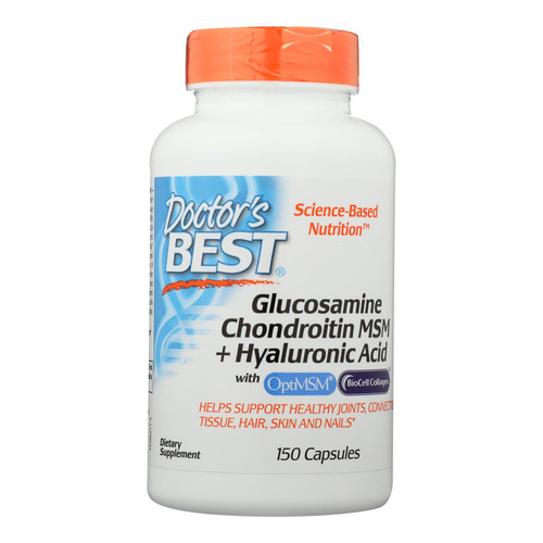 Doctor's Best - Gluc Chond Msm Ha 300mg - 1 Each-150 Cap