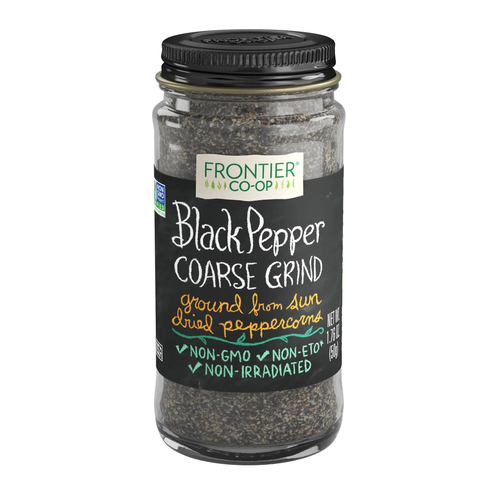 Frontier Co-op Coarse Grind Black Pepper 1.76 oz.