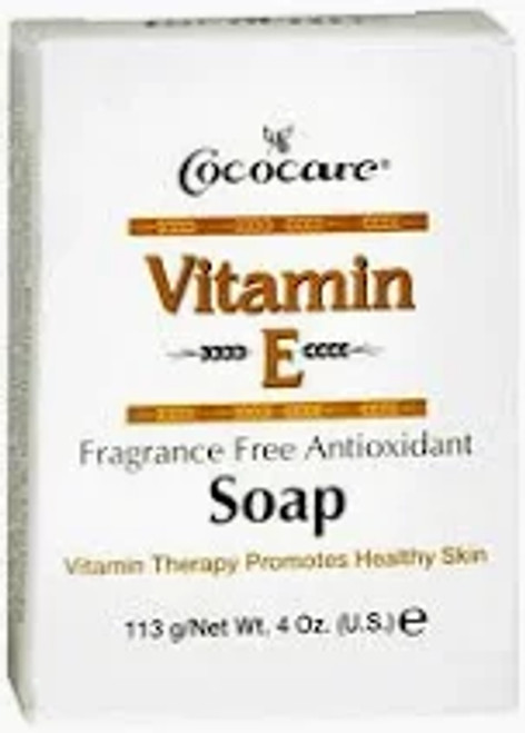 Cococare Vitamin E Soap Bar 4 oz - (Fragrance Free Antioxidant)