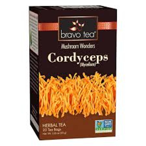 Bravo Tea Cordyceps Tea (1 Box With 20 Tea Bags)