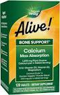 Nature's Way Alive! Bone Support Calcium Max Absorption 120 Tablets