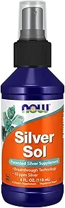 NOW Silver Sol Patented Silver Supplement 4 fl oz (118 mL) Spray