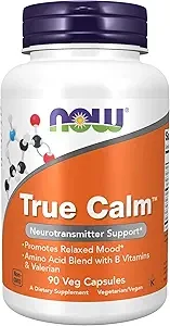 NOW True Calm 90 Veg Capsules