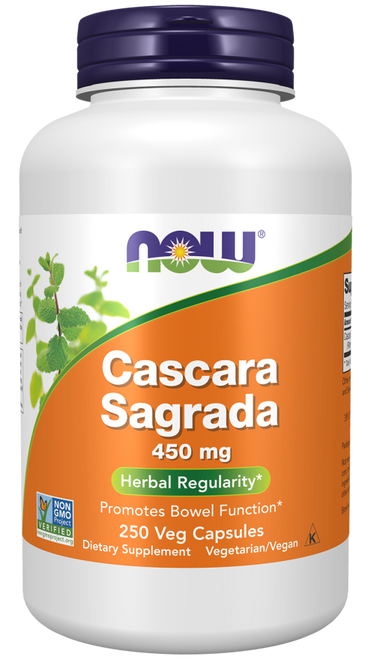 Promotes Bowel Function*
​Cascara sagrada bark (Rhamnus purshiana), which means "sacred bark", has a long history of use by traditional herbalists to promote bowel regularity.*