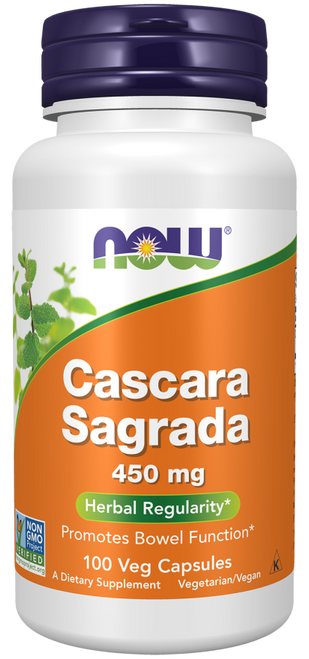 Cascara Sagrada 450 mg 100 Veg Capsules