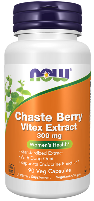 Product Color:
Brown
Standardized Extract
With Dong Quai
Supports Endocrine Function*
Chaste berry has been traditionally used by herbalists for centuries; it is derived from the fruit of Vitex agnus-castus. More recently, scientific studies have indicated that chaste berry can support healthy endocrine function.* The chaste berry extract in this formula is standardized to agnusides, the active components of chaste berry. Dong quai has been included to complete this women's health support formula.*
