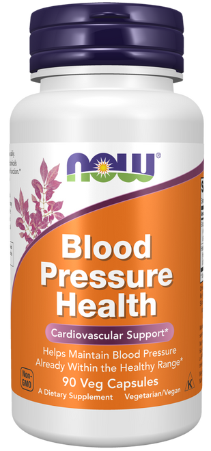 NOW Blood Pressure Health 90 Veg Capsules