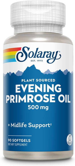 Solaray Evening Primrose Plant-Sourced 500 mg 90 Softgels