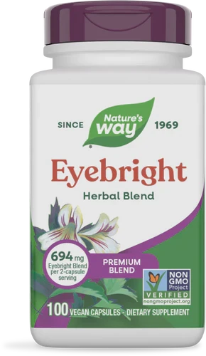 Nature's Way Eyebright Herbal Blend 694 mg 100 Vegan Capsules 