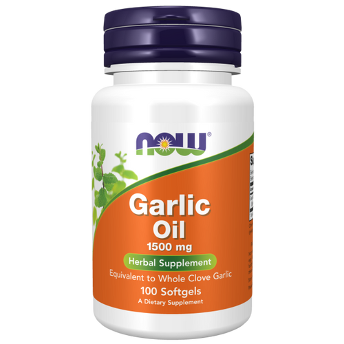 NOW Garlic Oil 1500 mg 100 Softgels