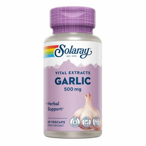 Solaray Vital Extracts Garlic 500 mg 60 Vegcaps