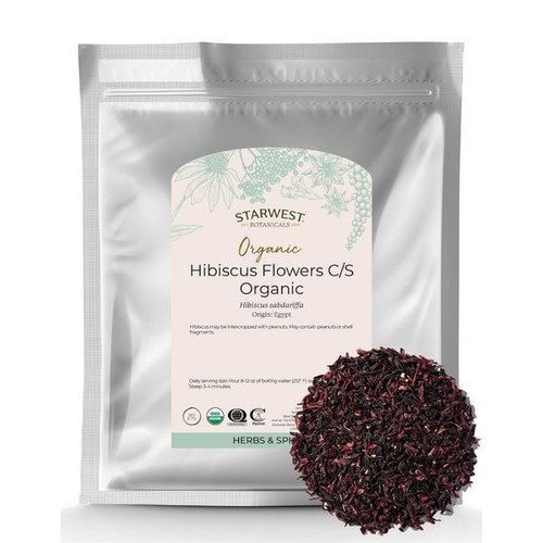 Organic Hibiscus Flower Petals Whole 