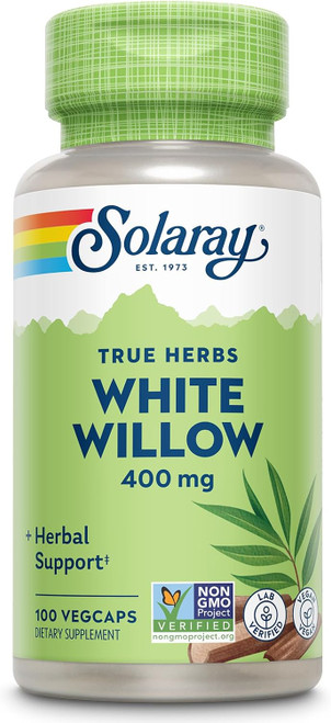 Solaray True Herbs White Willow 400 mg 100 Vegcaps