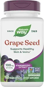 Nature's Way Grape Seed  60 Vegan Capsules