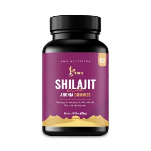 Amu Shilajit Aronia Gummies 60 Gummies
