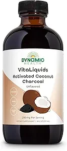 Dynamic VitaLiquids Activated Coconut Charcoal 250 mg Unflavored 8 fl oz