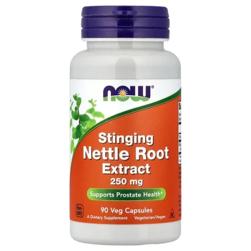 NOW Stinging Nettle Root Extract 250 mg 90 Veg Capsules