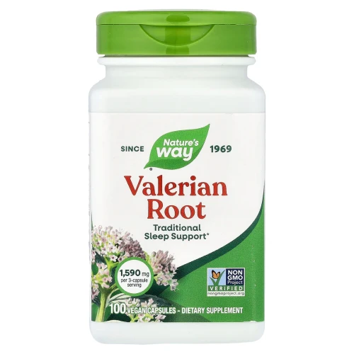 Nature's Way Valerian Root 1,590 mg 100 Vegan Capsules