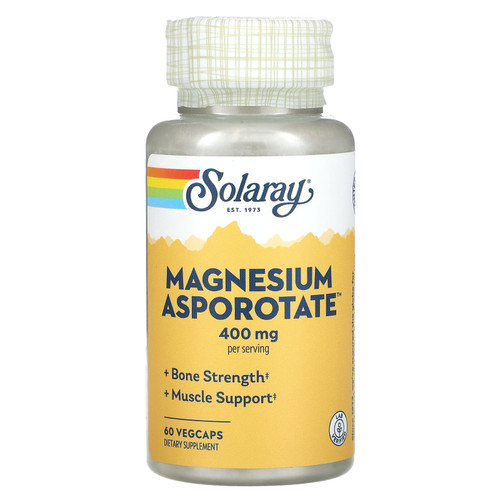 Solaray Magnesium Asportate 400 mg 60 Vegcaps