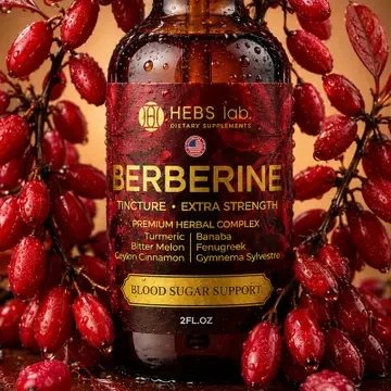 HEBS Lab Berberine Tincture (EXTRA STRENGTH) 2 fl oz