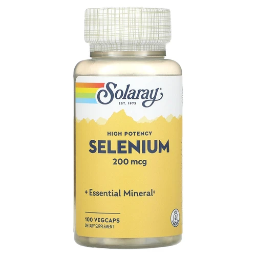 Solaray High Potency Selenium 200 mcg 100 Vegcaps