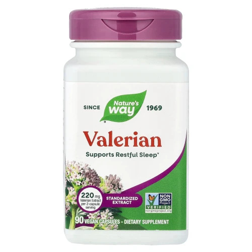 Nature's Way Valerian 220 mg 90 Vegan Capsules