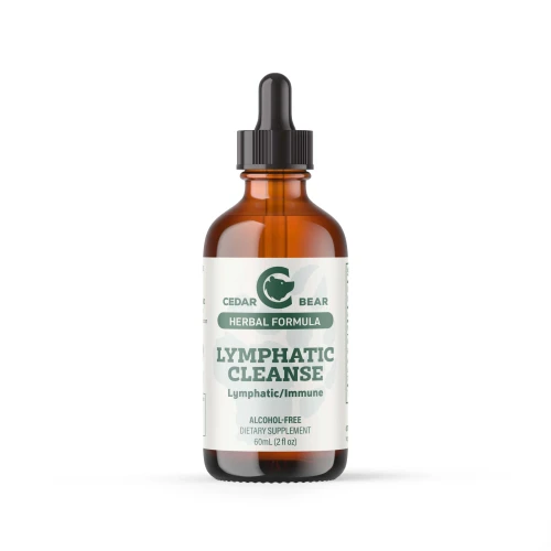 Cedar Bear Herbal Formula Lymphatic Cleanse (ALCOHOL-FREE) Tincture 2 fl oz