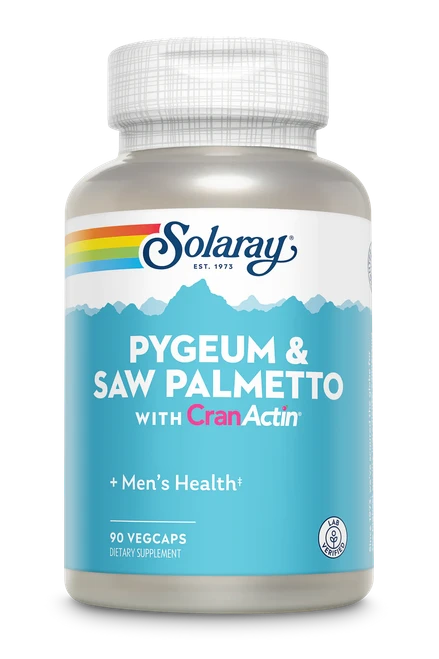 Solaray Pygeum & Saw Palmetto with CranActin 90 Vegcaps