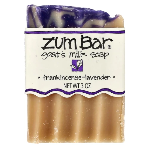 Zum Bar Goat's Milk Bar Soap Frankincense and Lavender 3 oz